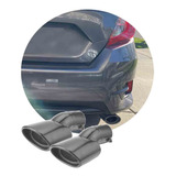 Ponteiras Civic Touring G10 Turbo Aço Inox Fume Preto Par