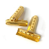 Ponteiras Metal Gold Cadarços Tênis Sneakers Dourado