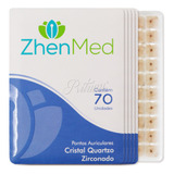 Ponto Auricular Quartzo Zirconado Auriculoterapia 350 Pontos