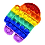 Pop It Brinquedo Fidget Toy Anti Stress Among Us 15x12cm