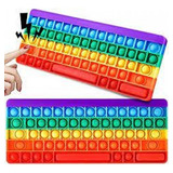 Pop It Teclado Fidget Toys Letras E Números Anti Stress 2