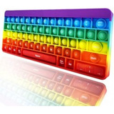 Pop It Teclado Fidget Toys Letras E Números Anti Stress
