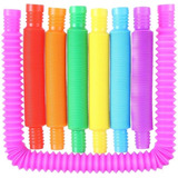 Pop Tubo Fidget Toy Descompressão Sensorial Dedo Puxa Cresce