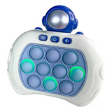 Pop-it Gamer: Brinquedo Eletrônico Anti Stress Com Som E Luz Cor Astronauta