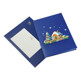 Pop-up De Cartões De Natal 3d Com Envelopes E Cartão De