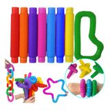 Poptube Tubo Fidget Tube Toys Folding