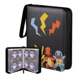 Porta 400 Cards Pokémon Album Fichario Com Ziper