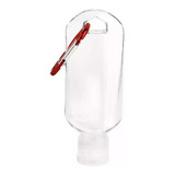 Porta Álcool Gel Frasco Mochila Chaveiro Com Mosquetao Bolsa