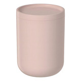 Porta Algodão Cotonete Com Tampa Bold Banheiro Ou Cor Rosa D