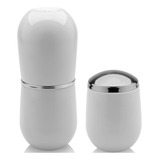Porta Algodão Cotonete Suporte Para Escovas Belly Branco Ou
