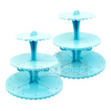 Porta Balas Cup Cake Doces C/ Piruliteiro 3 Andares 2unds