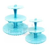 Porta Balas Doces Cup Cakes Com Piruliteiro 3 Andares - 2und