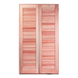 Porta Balcão Reta 210x120 Eucalipto Somente Venezianas 2 Fls
