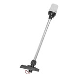 Porta Bandeira Mastro 40 Cm Base Suporte Retrátil Luz De Led