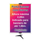 Porta Banner Com Garra 2,20m Tripé