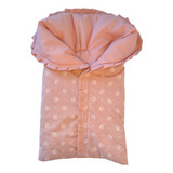 Porta Bebê Saco De Dormir Acolchoado Coroa Rosê Menina