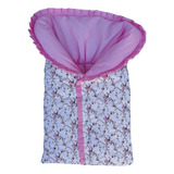 Porta Bebê Saco De Dormir Acolchoado Princesa Rosa Menina