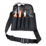 Porta Bolsa Para Ferramentas Em Lona Cinto Com 6 Bolsos
