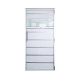 Porta Branca Para Sauna 1,99x0,99 Vapor Alumínio - Sodramar