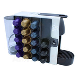 Porta Cápsulas Nespresso Lateral Máquina Ou Suporte Parede Cor Preto