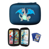 Porta Cards Pokémon Charizard Estojo Case Protetor Deck