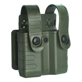 Porta Carregador Duplo Tab Lock Bélica - Verde Oliva
