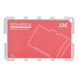 Porta Cartão De Memória Micro Sd Para Carteira Cor Vermelho