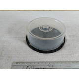 Porta Cd Torre Tubo De Plástico Acrílico Para 25 Cd Cod 3471