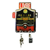 Porta Chave Taximetro Antigo Vintage Retro Decoração Parede