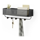 Porta Chaves Cabide Organizador Moderno Metal Estique Umbra