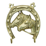 Porta Chaves Ferradura Cavalo Bronze Decoração