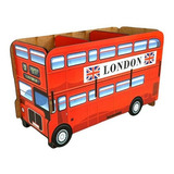 Porta Controle Remoto Sala Mdf Retrô Onibus Londres Promoção