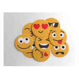 Porta Copos Bolacha De Chopp Bar Ø 90 Mm Emoji /100 Unidades