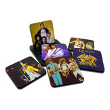 Porta Copos Bolacha Queen Hard Rock 80's Freddie Mercury