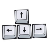 Porta Copos Descanso Bolacha Pc Gamer Teclas Setas 4 Peças