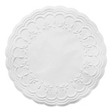 Porta Copos Descanso Papel Xícaras Taças Luxo Trevo 100 Unid Cor Branco Porta Copos Trevo