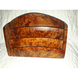 Porta Correspondências De Mesa Radica Maciça 13x20cm 10fotos