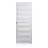 Porta De Alumínio Laminada 210x80cm Soft Plus Mgm Wt