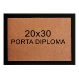 Porta Diploma 20x30 Moldura Preta