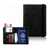 Porta Documentos Carteira Passaporte Rfid Cartoes Capa, 