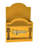 Porta Envelope Para Igreja Dízimos E Oferta Dourado Mdf #