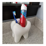 Porta Escova Formato De Dente Dentista