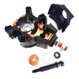 Porta Escovas Motor De Partida Honda Mitsuba Sm74018 / Sm74012 New Fit, New City 2015, New Civic Sulcarbon 033