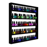 Porta Esmalte P/salão De Beleza Expositor Preto Aereo