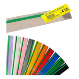 Porta Etiqueta Precificador Gondola 1 Metro X 4cm Kit 10 Pcs