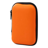 Porta Figurinhas Zíper Case Cartas Baralho Cards Laranja