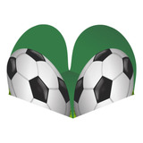 Porta Forminha De Doces 4 Pétalas Futebol Junco 40 Unid F
