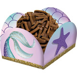 Porta Forminha Para Doces Sereia 40 Unid 