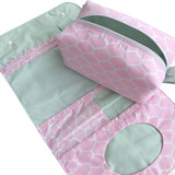 Porta Fralda Lenço Umedecido Pomada + Necessaire Do Bebê