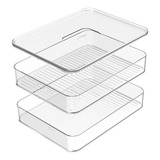 Porta Frios Duplo Dois Andares De Acrílico Premium Luxo